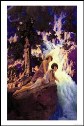Waterfall Giclee Print by Maxfield Parrish